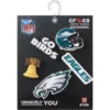 Set de 5 brelocuri pentru încălțăminte NFL Philadelphia Eagles Set de 5 brelocuri pentru încălțăminte NFL Philadelphia Eagles