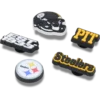 Set de 5 brelocuri pentru încălțăminte NFL Pittsburgh Steelers Set de 5 brelocuri pentru încălțăminte NFL Pittsburgh Steelers
