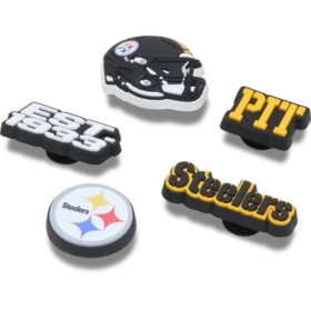 Set de 5 brelocuri pentru încălțăminte NFL Pittsburgh Steelers