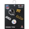 Set de 5 brelocuri pentru încălțăminte NFL Pittsburgh Steelers Set de 5 brelocuri pentru încălțăminte NFL Pittsburgh Steelers