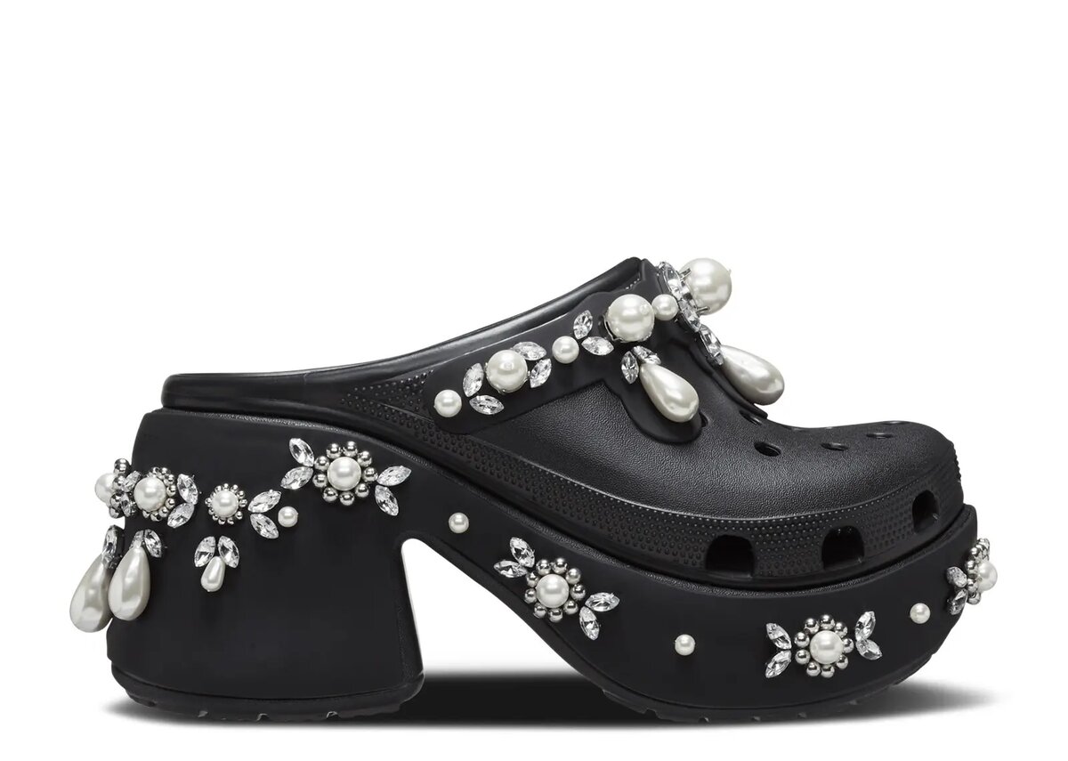 Simone Rocha x Siren Spiked Saboț „Negru” Simone Rocha x Siren Spiked Saboț „Negru”
