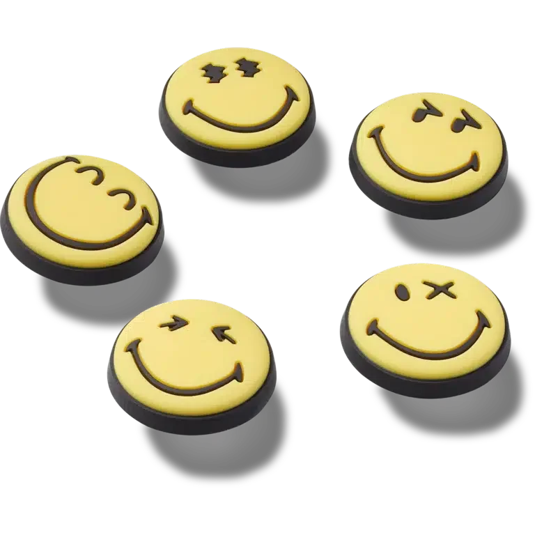 Smileyworld, set de 5 brelocuri Jibbitz™ Smileyworld, set de 5 brelocuri Jibbitz™