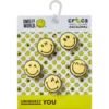 Smileyworld, set de 5 brelocuri Jibbitz™ Smileyworld, set de 5 brelocuri Jibbitz™
