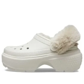 Stomp Clog cu căptușeală „White”