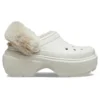 Stomp Clog cu căptușeală „White”