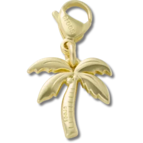 Talisman Jibbitz cu palmier auriu