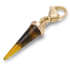 Talisman Jibbitz pentru brelocuri pentru încălțăminte „Tortoise Spike” auriu Talisman Jibbitz pentru brelocuri pentru încălțăminte „Tortoise Spike” auriu