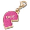 Talisman roz cu glitter „BFF” pentru brelocuri pentru încălțăminte Jibbitz (stânga) Talisman roz cu glitter „BFF” pentru brelocuri pentru încălțăminte Jibbitz (stânga)