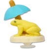 Talismane 3D Brelocuri Jibbitz™ „Broasca relaxată” Talismane 3D Brelocuri Jibbitz™ „Broasca relaxată”
