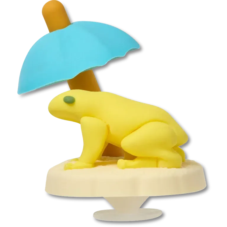 Talismane 3D Brelocuri Jibbitz™ „Broasca relaxată” Talismane 3D Brelocuri Jibbitz™ „Broasca relaxată”