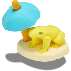 Talismane 3D Brelocuri Jibbitz™ „Broasca relaxată”