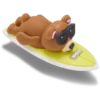 Talismane 3D Brelocuri Jibbitz™ cu urs care face surf