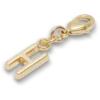Talismane Breloc Jibbitz™ cu litera H aurie