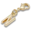 Talismane Breloc Jibbitz™ cu litera N aurie