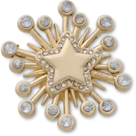 Talismane Brelocuri Jibbitz™ „Gem Starburst”