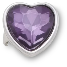 Talismane Brelocuri Jibbitz™ „Heart Gem Sandal C”