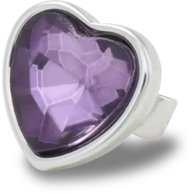 Talismane Brelocuri Jibbitz™ „Heart Gem Sandal C”