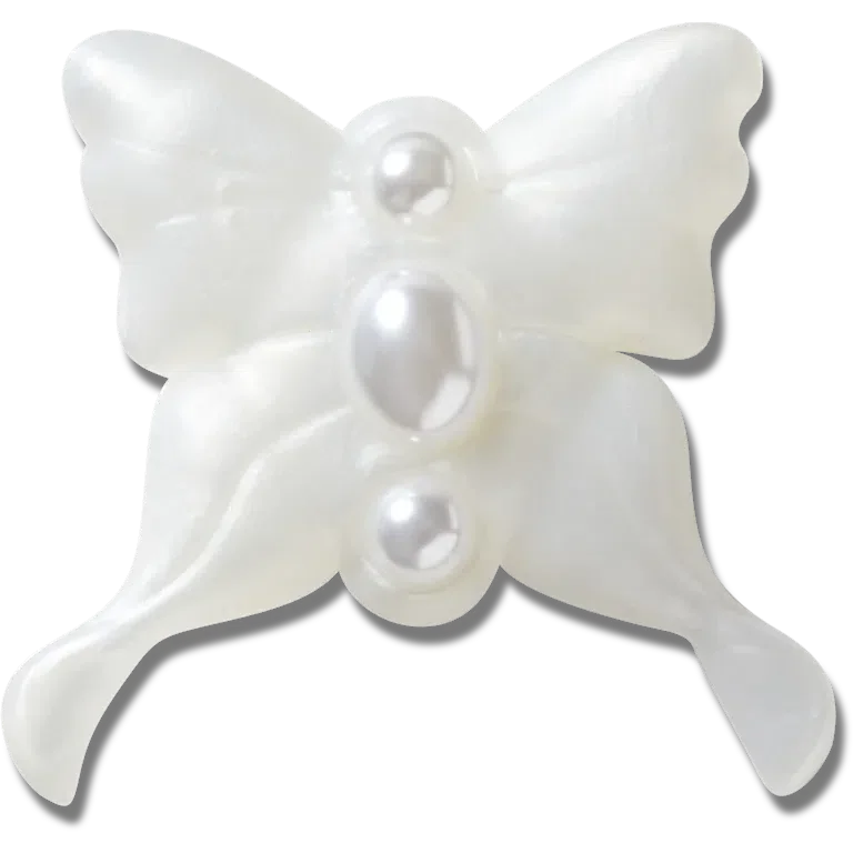 Talismane Meta Jelly White Butterfly Jibbitz™ Brelocuri Jibbitz Talismane Meta Jelly White Butterfly Jibbitz™ Brelocuri Jibbitz