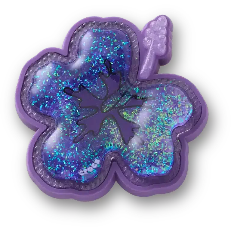 Talismane Squish Purple Hibiscus Brelocuri Jibbitz™ Talismane Squish Purple Hibiscus Brelocuri Jibbitz™