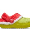 The Grinch x Classic Lined Clog pentru copii mici „Stealing Christmas” The Grinch x Classic Lined Clog pentru copii mici „Stealing Christmas”