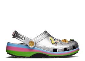 The Powerpuff Girls x Classic Clog Kids „Metallic Silver”