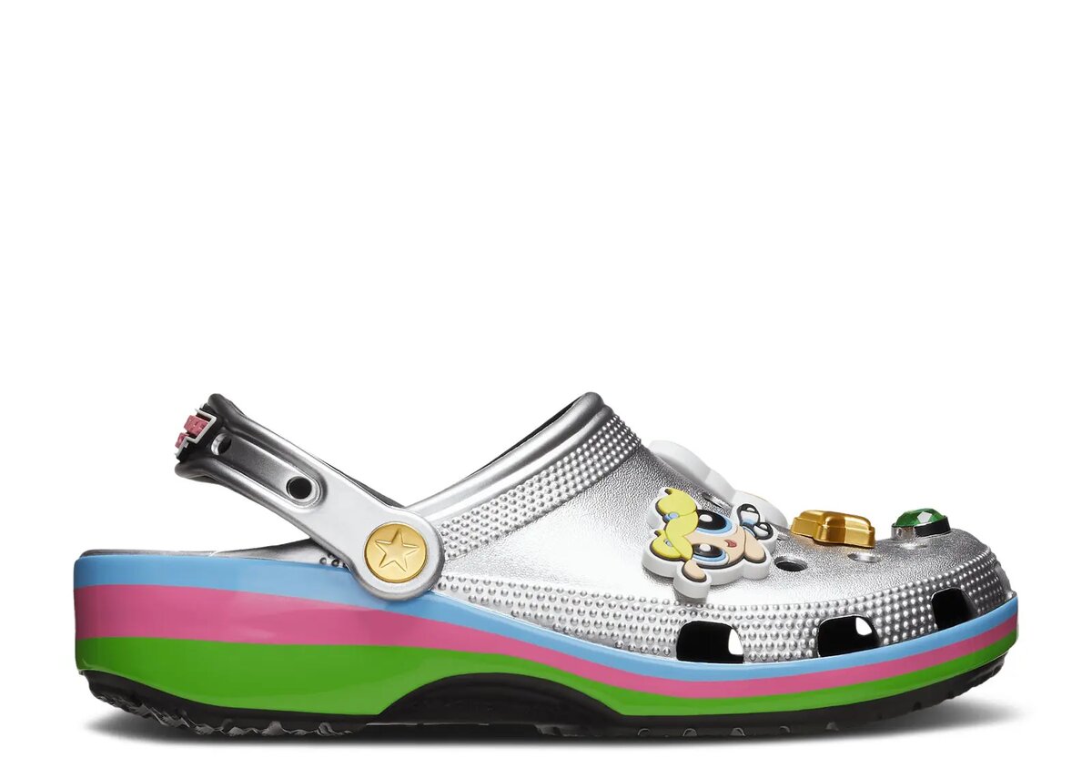 The Powerpuff Girls x Classic Clog „Metallic Silver” The Powerpuff Girls x Classic Clog „Metallic Silver”