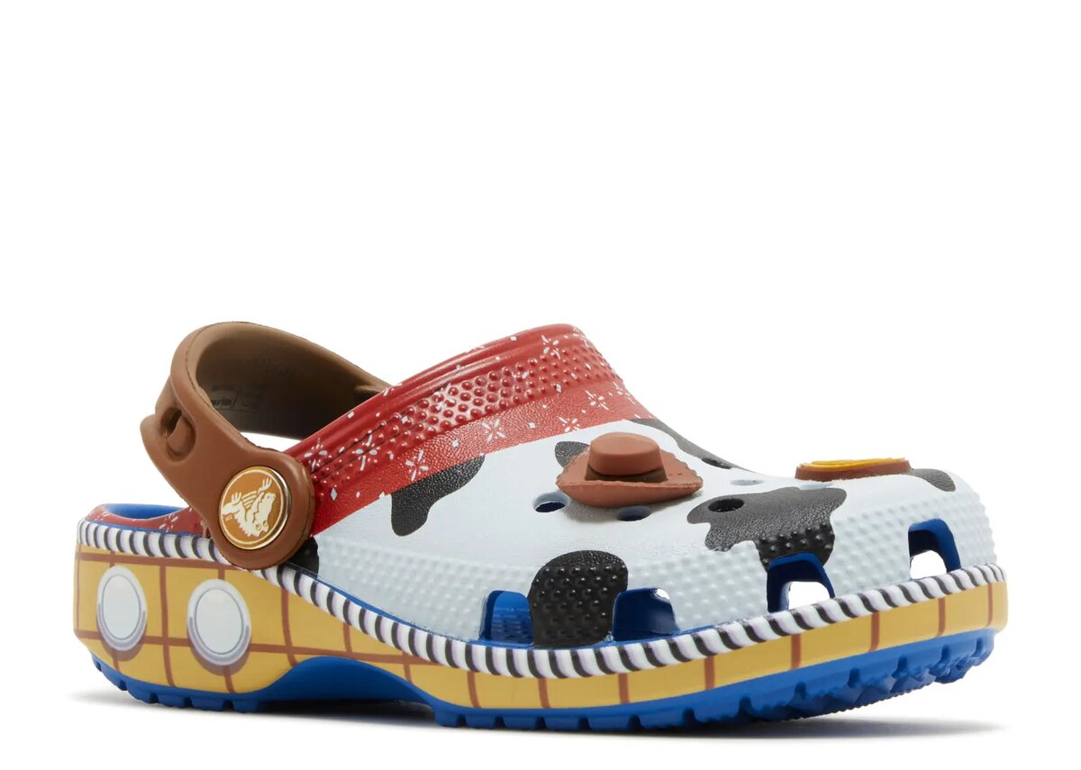 Toy Story x Classic Clog pentru copii mici „Woody” Toy Story x Classic Clog pentru copii mici „Woody”