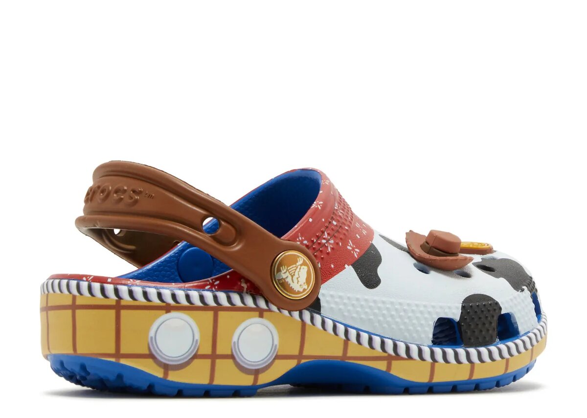 Toy Story x Classic Clog pentru copii mici „Woody” Toy Story x Classic Clog pentru copii mici „Woody”